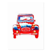 Citroen 2CV 2 Postcard