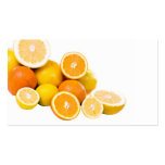 citrus fruit business card template