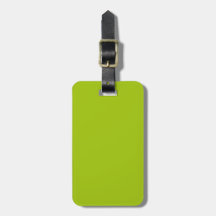 Citrus Green Luggage Tag