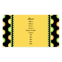 Citrus Splash Business Card Template