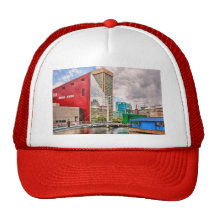City - Baltimore MD - Harbour Place - Future City Trucker Hat