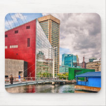 City - Baltimore MD - Harbour Place - Future City Mouse Pad