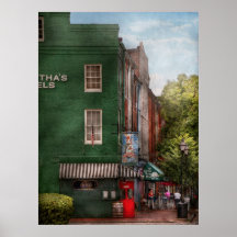 City - Bertha's and the Greene Turlte Print