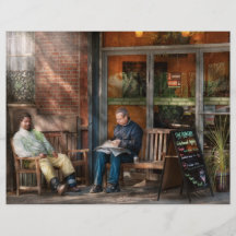 City - Greenwich Village - The path cafe Custom Flyer