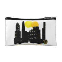 City lights makeup bags