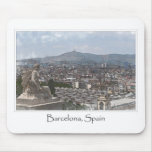 City of Barcelona Spain Cityscape Mouse Pad