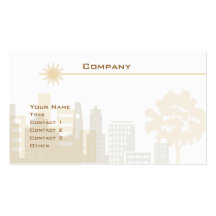 City Skyline Business Card