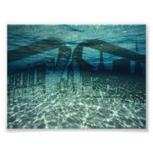 City underwater photo art