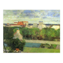 City View - Paul Gauguin Postcard