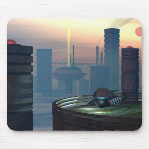 cityscape mouse pads