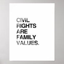 CIVIL RIGHTS ARE FAMILY VAL Faded.png Print