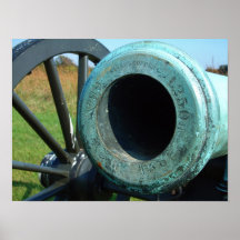 Civil War Cannon Poster