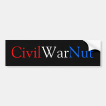 Civil War Nut Bumper Sticker