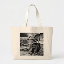 Civil War Powder Monkey, 1860s Tote Bags