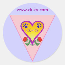 ckcs design logo KMF round sticker