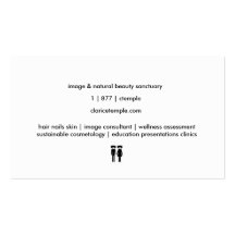 clarice temple business card