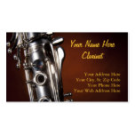 Clarinet Business Cards