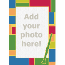 Clarinet Colorblocks Photo Sculpture
