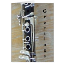 Clarinet Greeting Card