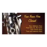 Clarinet photo card