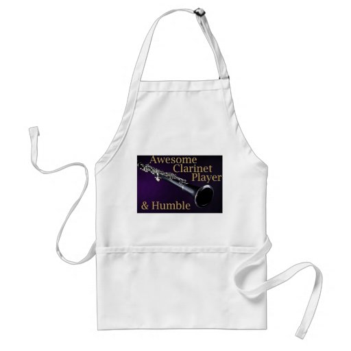 Clarinet PIcture & Words "Awesome Clarinet Player" Apron