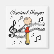 Clarinet Player Magnet