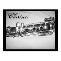 Clarinet Postcard