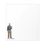 Clark on paper notepad