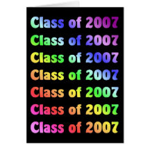 Class of 2007 cards