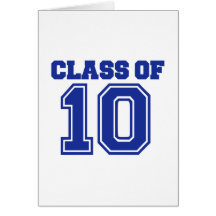 Class of 2010 card