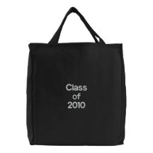 Class of 2010 Embroidered Tote Embroidered Tote Bag