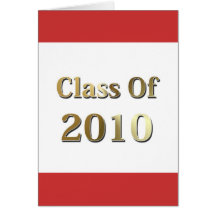 Class Of 2010 Gold Card