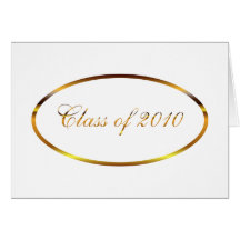 Class of 2010 Graduation Card