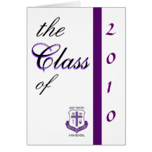 class of 2010 graduation invitation greeting card