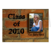 Class of 2010 invitation card