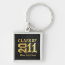 Class of 2011 Graduation Key-Chain (add school) Keychains