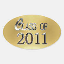 Class Of 2011 Graduation Stickers