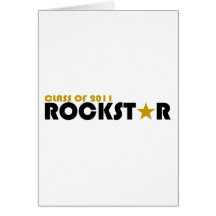 Class of 2011 Rockstar Greeting Card