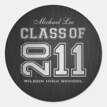 Class of 2011 Stickers (silver)