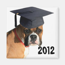 Class of 2012 Boxer graduate magnet