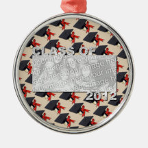 Class of 2012 Cut Out Photo Frame -Cap and Diploma Christmas Tree Ornament