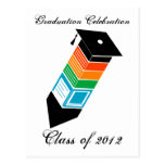Class of 2012 Invitation Postcard Pencil Colours