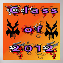 Class of 2012 - Skulls Poster