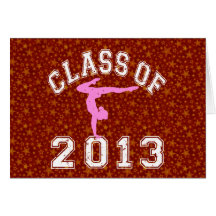 Class Of 2013 Gymnastics Cards