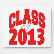 Class of 2013 (red2) mouse pad
