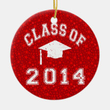Class Of 2014 Graduation Christmas Tree Ornaments
