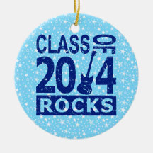 Class Of 2014 Rocks Christmas Ornaments