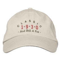 Classic 1930 Fox Embroidery Hat Embroidered Baseball Caps