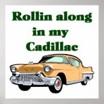 Classic 50's Cadillac Poster