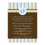 Classic Baby Feet Baby Shower Invitation